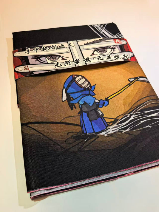 Designed Tenugui "Person on the other side" by Della