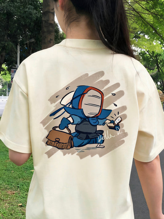 Kendo T-shirt | "Kendoka who Always Busy"
