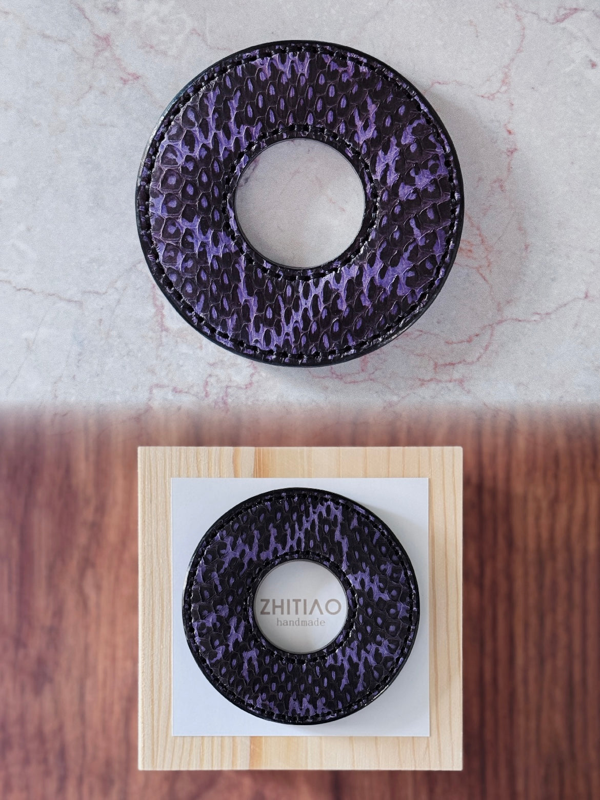 Kendo Tsuba | Python in Blackpurple