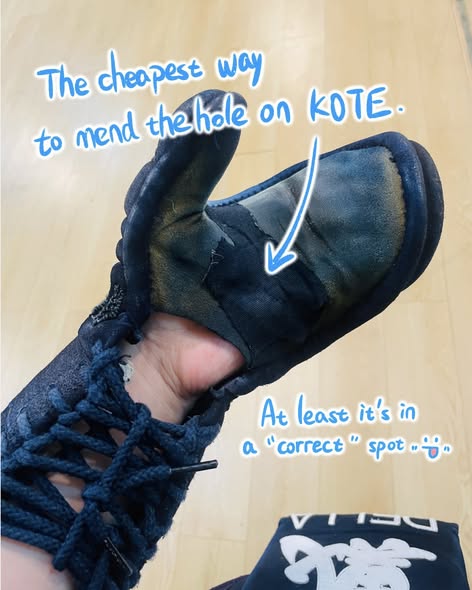 😋When I met my first hole on my KOTE…