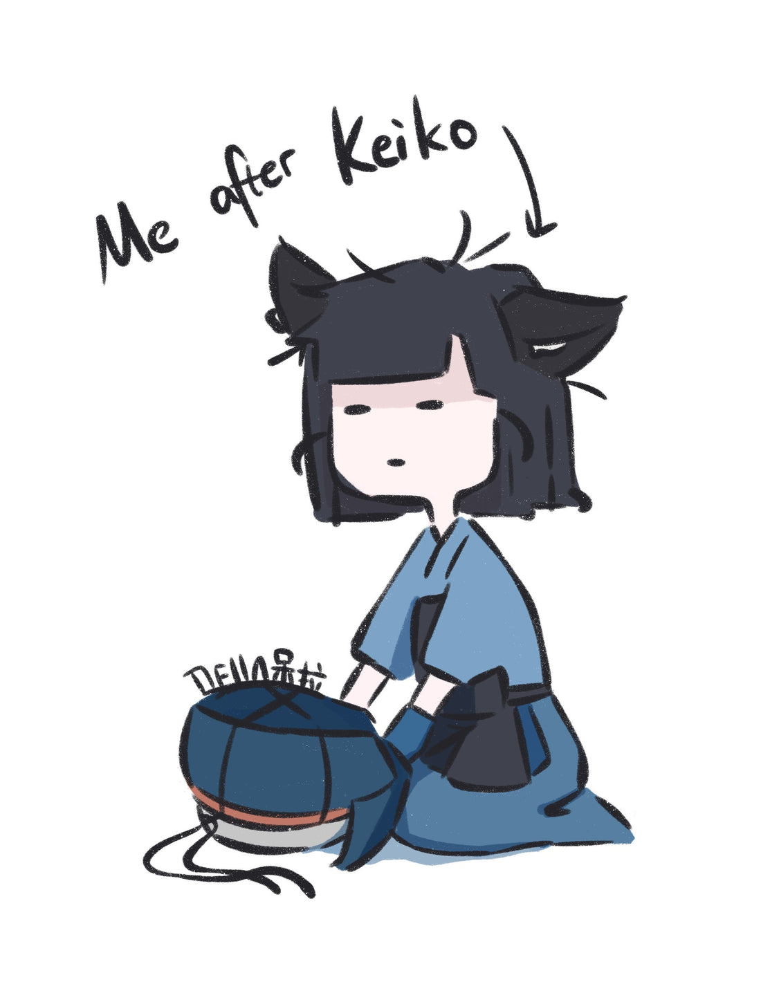 Me After Keiko be like⬇ Part. 3 with Cat ears