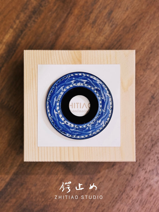 Kendo Tsubadome | "Blazed the Trail" in fog wax blue