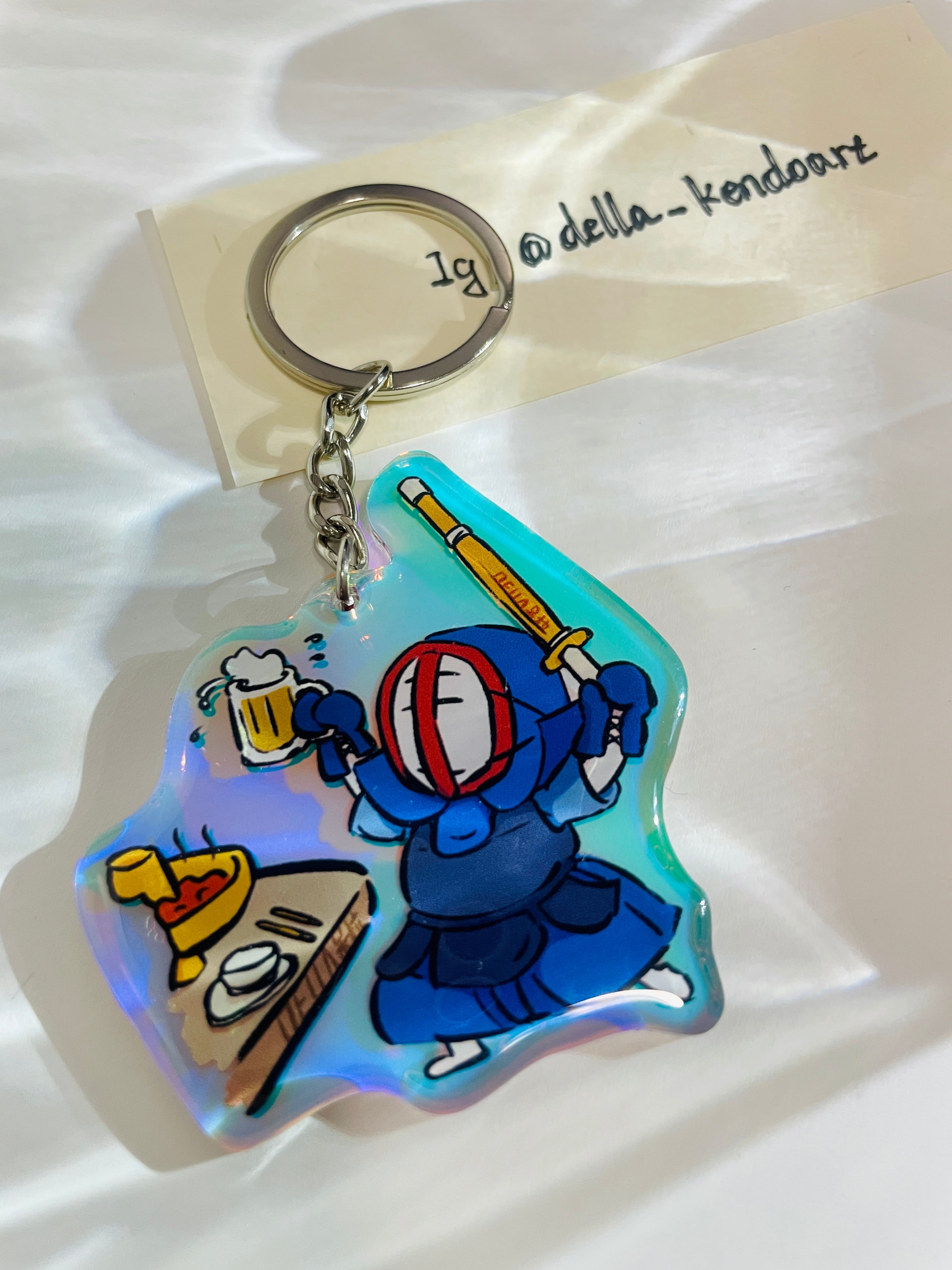 Kendo Illustrated Keychain Collection All Draw by Della
