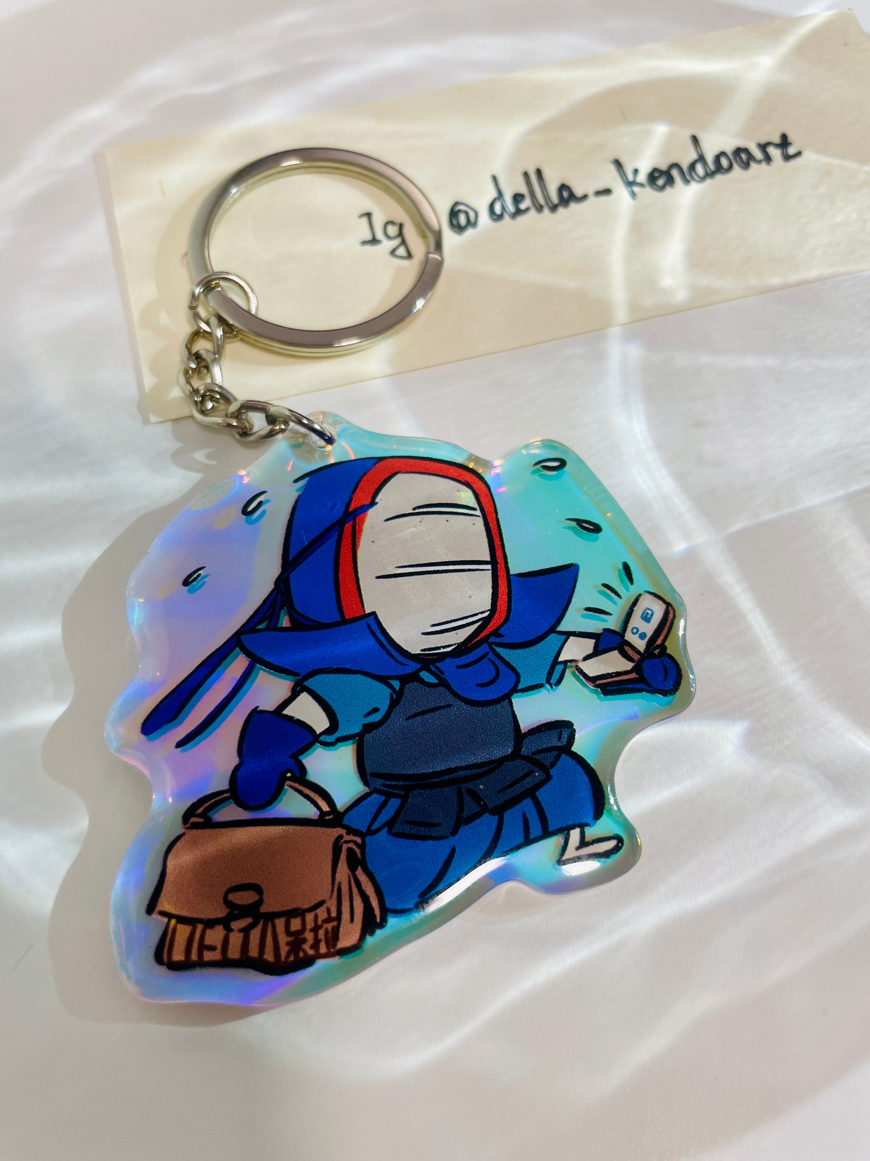 Kendo Illustrated Keychain Collection All Draw by Della