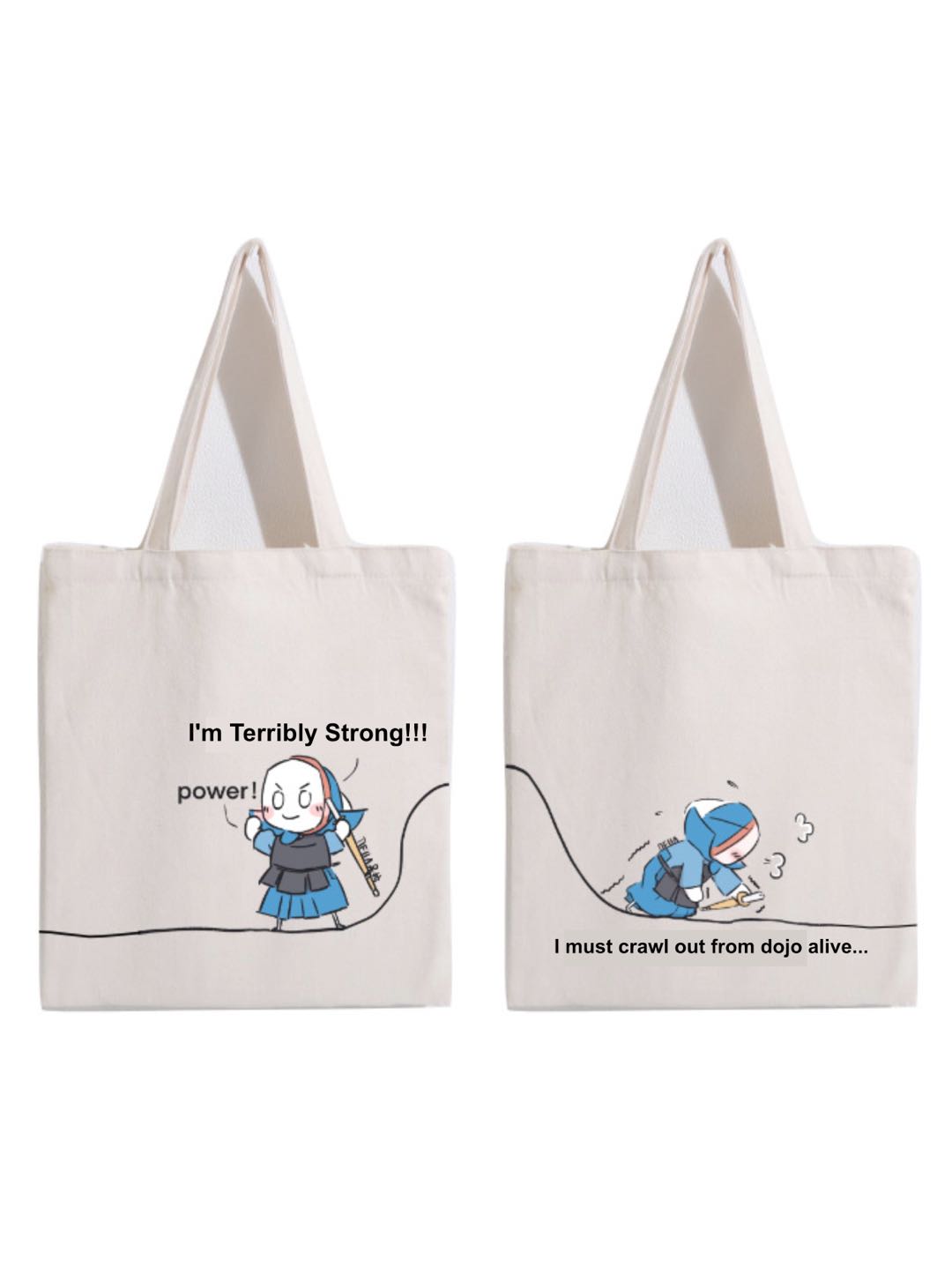 Kendo Canvas Bags | Collection Illustrated by Della