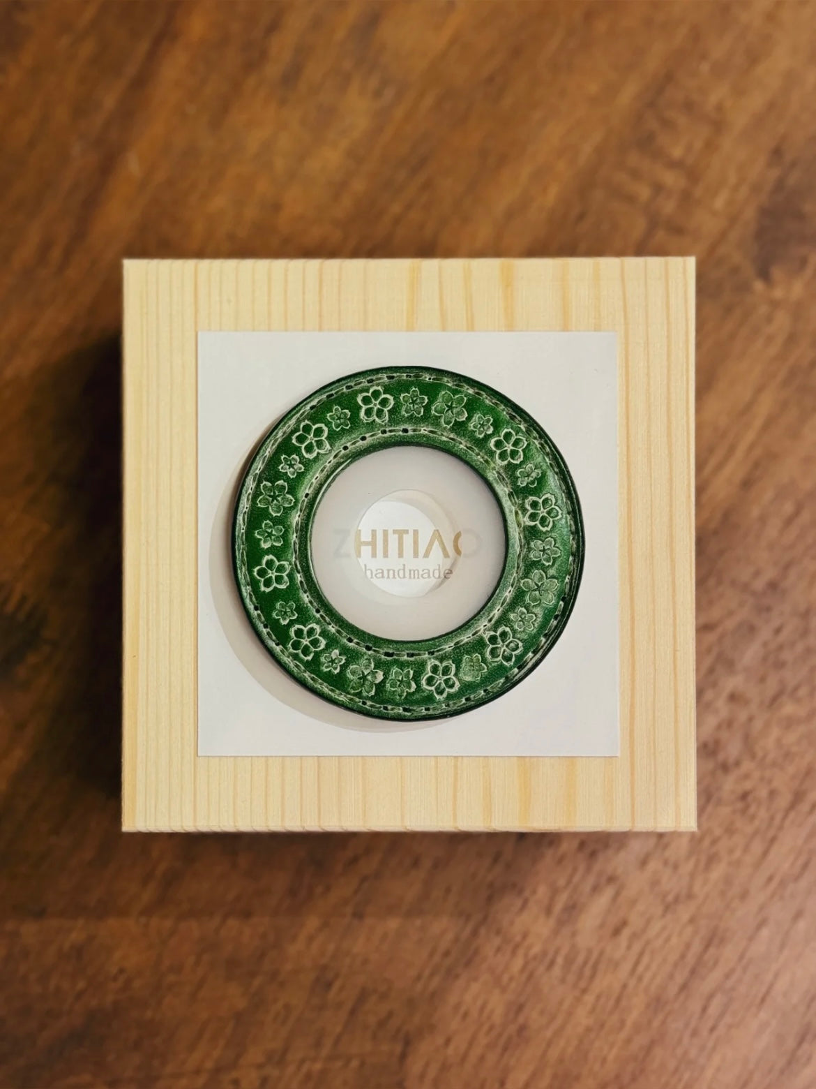 Kendo Tsubadome | "Cherry Blossom" in fog wax green