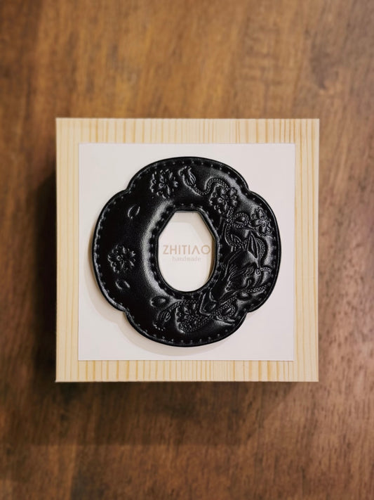 Kendo Tsuba for Bokuto | "Oshin Inari"