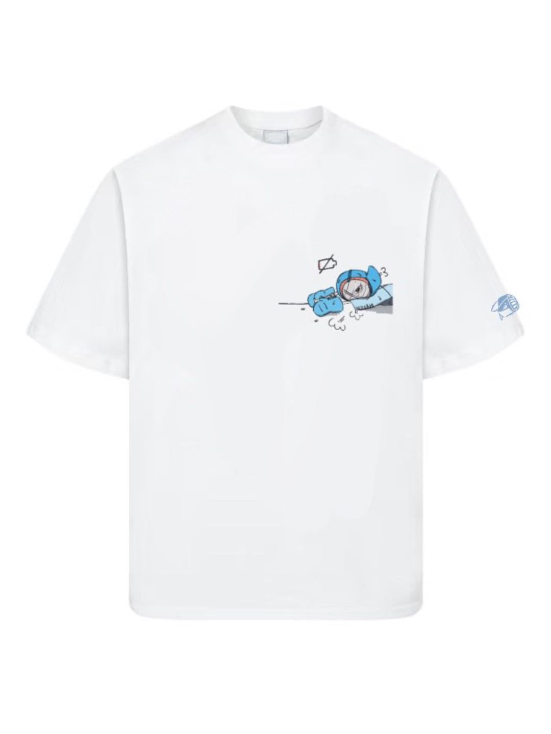 Kendo T-shirt "Kakarikeiko One More!" Illustrated by Della