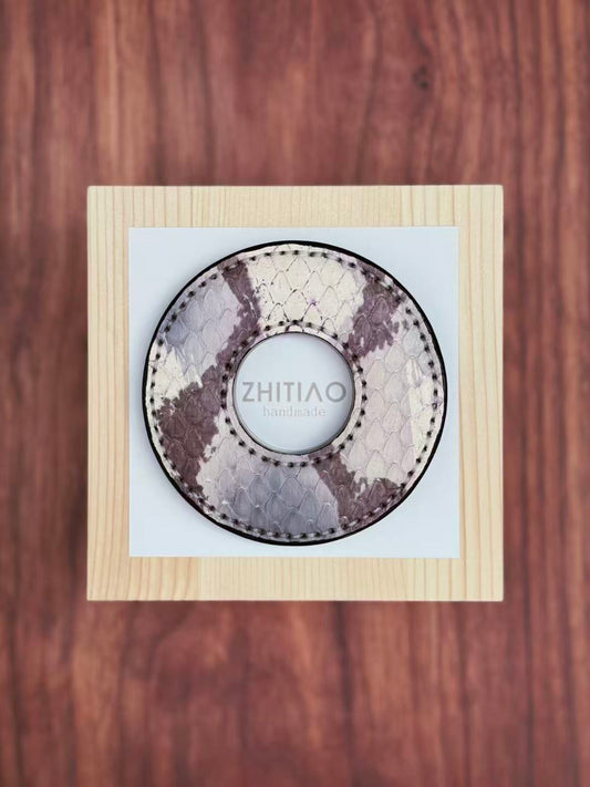 Kendo Tsuba | Python in misty rose