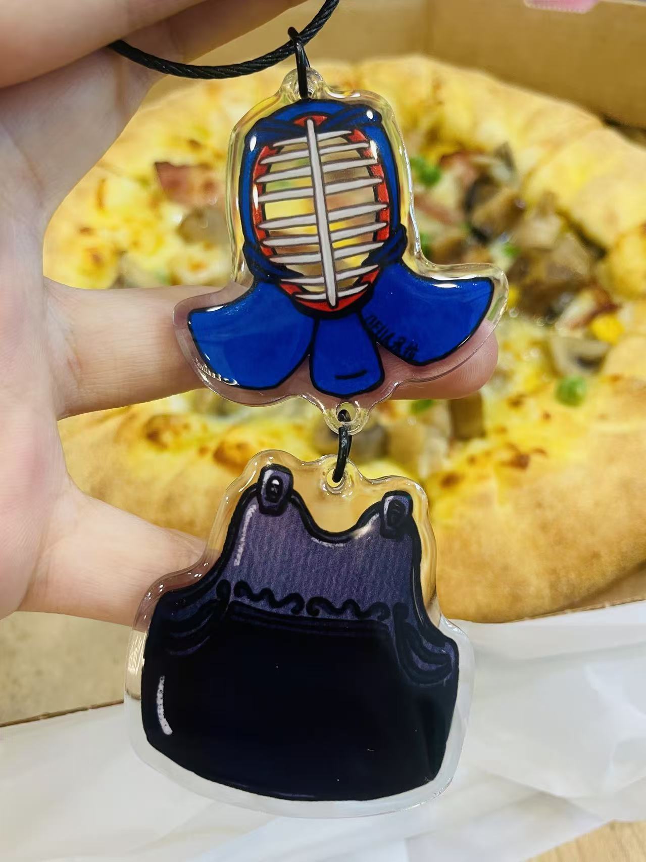 Kendo Keychain | "Men+Do""Kote+Shinai"