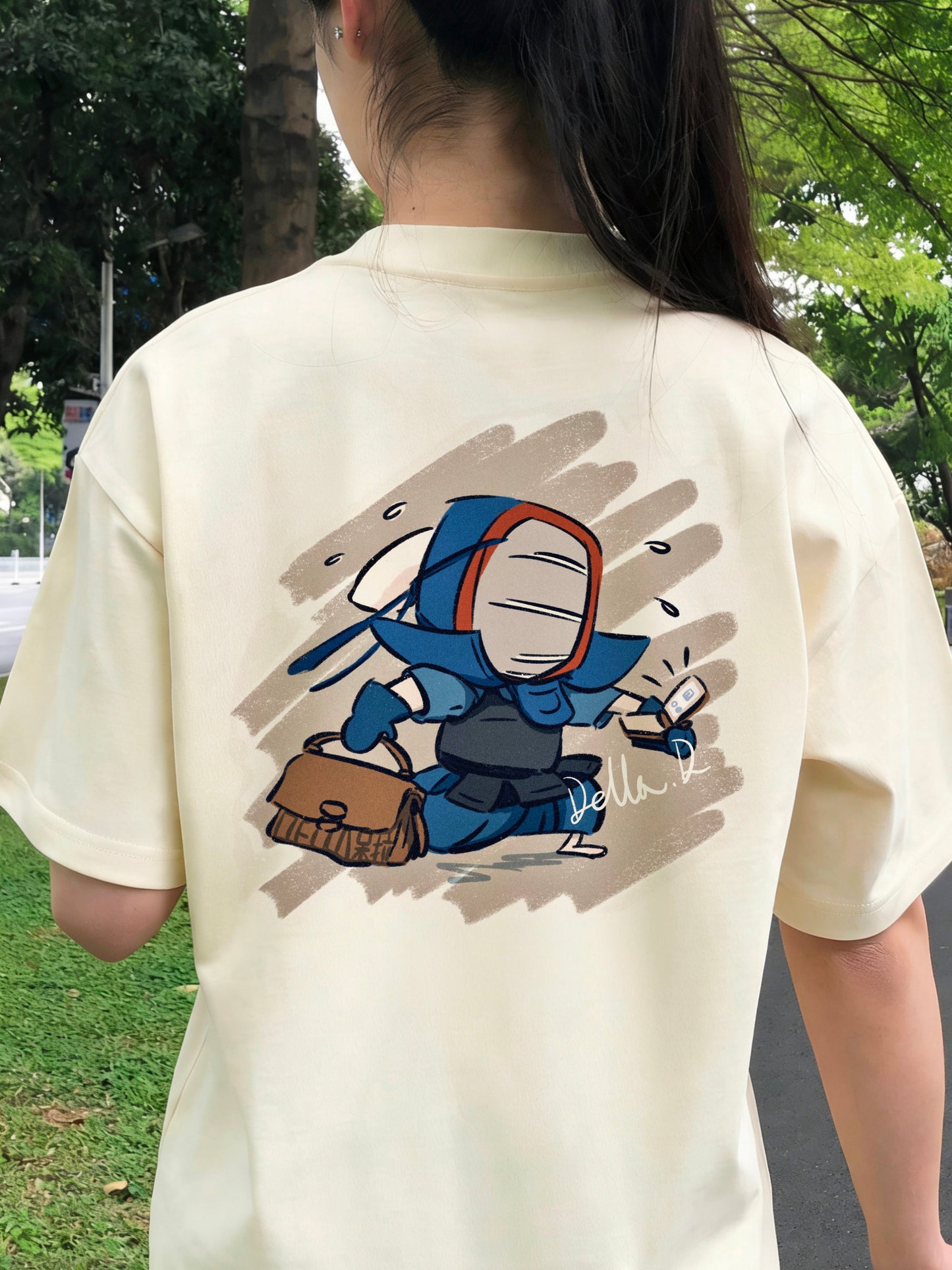 Kendo T-shirt | "Kendoka who Always Busy"