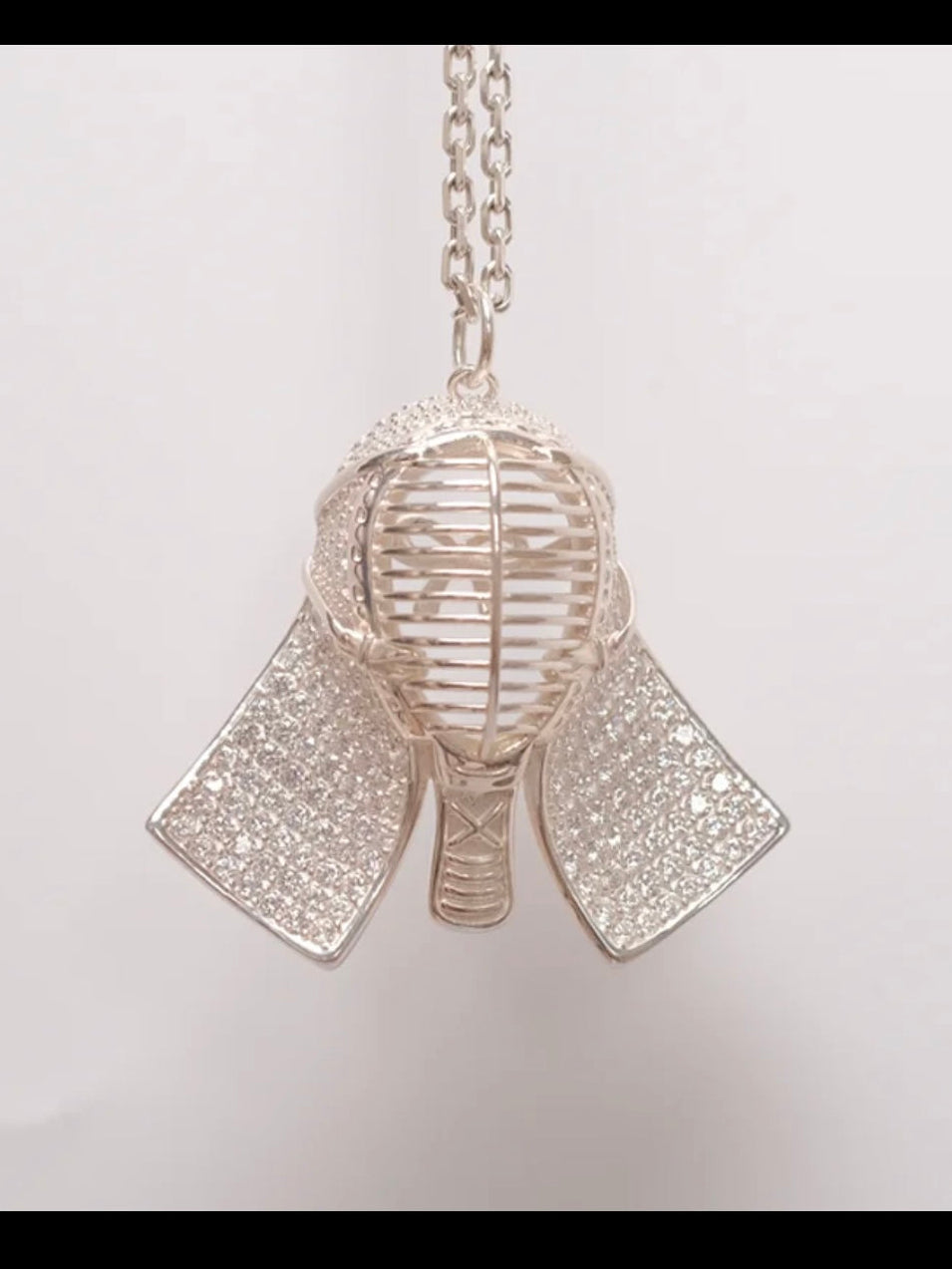 Kendo Accessory | Kendo Men in Silver&Crystal