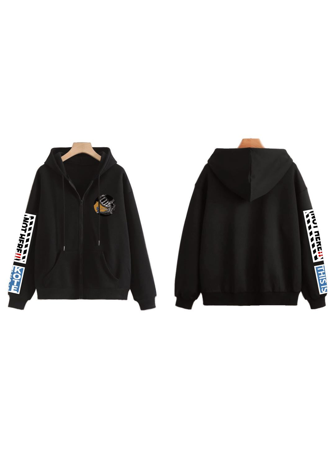 Kendo Hoodies "Kote Is Not Here!" Illustrated by Della