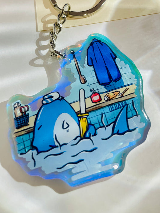 Kendo Keychain | "Kendo Shark"