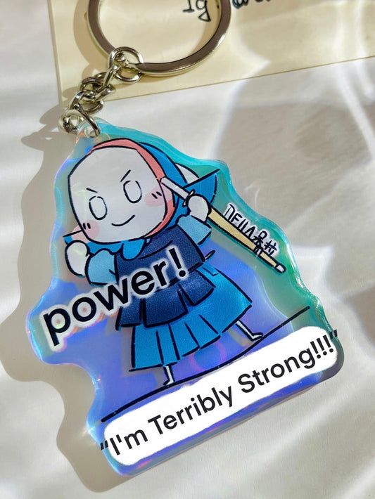 Kendo Keychain | "I'm Terribly Strong!!"